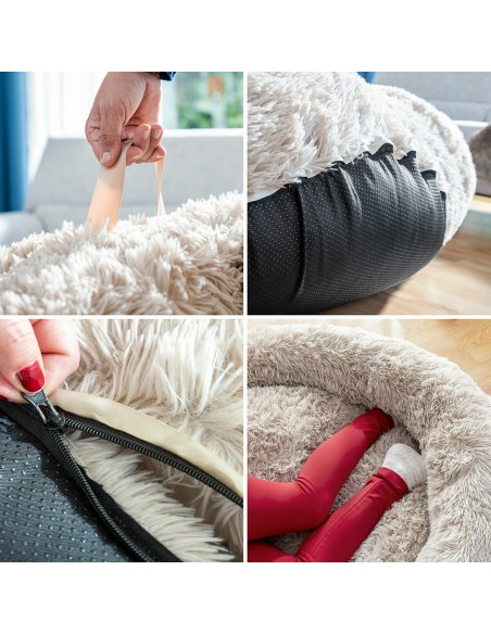 Lit de Chien pour Humains  Human Dog Bed XXL InnovaGoods Beige