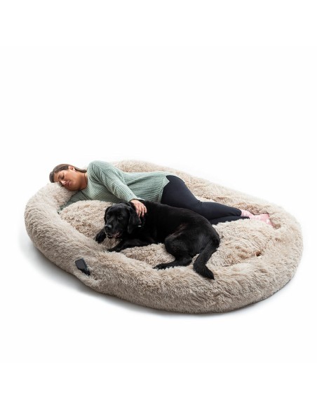 Lit de Chien pour Humains  Human Dog Bed XXL InnovaGoods Beige