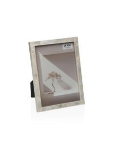 Cadre photo Versa Blanc Bois MDF 1,6 x 19,5 x 14,5 cm