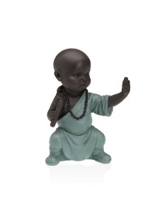 Figurine Décorative Versa Résine Buda 6 x 13 x 10 cm