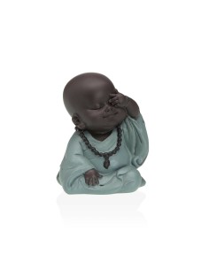 Figurine Décorative Versa Résine Buda 7 x 9,5 x 8 cm