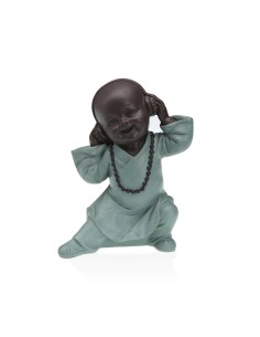 Figurine Décorative Versa Résine Buda 6 x 12 x 10,5 cm