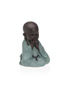 Figurine Décorative Versa Résine Buda 8 x 11,5 x 9 cm
