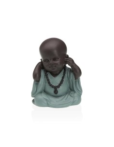 Figurine Décorative Versa Résine Buda 6,5 x 10 x 8,5 cm