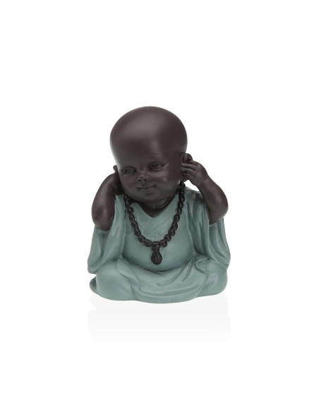 Figurine Décorative Versa Résine Buda 6,5 x 10 x 8,5 cm