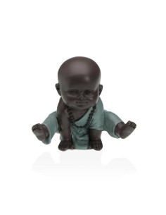 Figurine Décorative Versa Résine Buda 9 x 10 x 10,5 cm