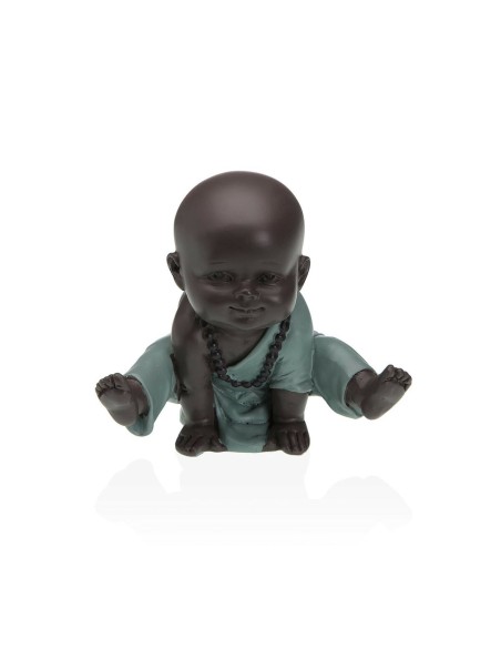 Figurine Décorative Versa Résine Buda 9 x 10 x 10,5 cm