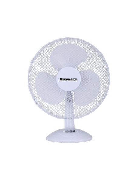 Ventilateur de Bureau Ravanson WT-1040 Blanc Gris 45 W