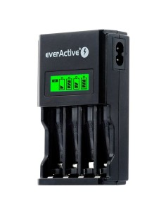 Chargeur de batterie EverActive NC450B Piles x 4