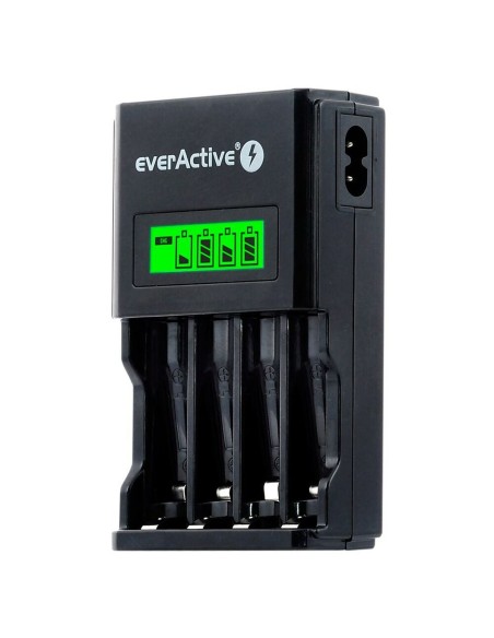 Chargeur de batterie EverActive NC450B Piles x 4