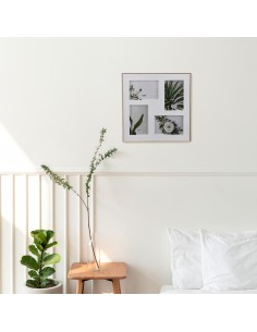 Cadre photo Versa Blanc Bois 31,5 x 31,5 cm 2