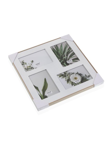 Cadre photo Versa Blanc Bois 31,5 x 31,5 cm