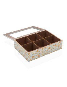 Boîte à bijoux Versa Bois 17 x 7 x 24 cm 2