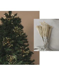 Guirlande de Noël Home ESPRIT Jaune PVC 13 x 13 x 380 cm