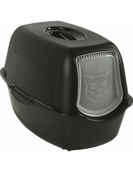 Bac à litière pour chats Rotho 4004590000 Noir Plastique