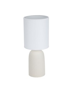 Lampe de bureau Versa Coton Céramique 40 W 15 x 36 cm