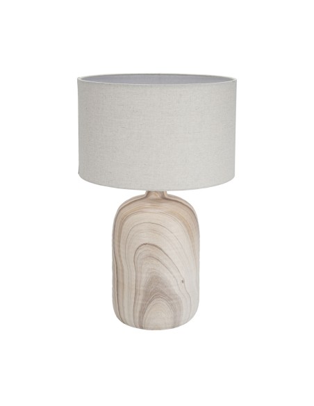 Lampe de bureau Versa Lin Céramique 40 W 32,5 x 52 cm Rustique