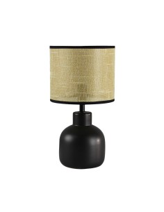 Lampe de bureau Versa Noir Céramique 13 x 28 x 13 cm