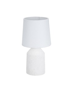 Lampe de bureau Versa Avalon Coton Céramique 40 W 16,5 x 31,5 cm