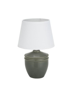Lampe de bureau Versa Aurelia Coton Céramique 40 W 20 x 31,5 cm