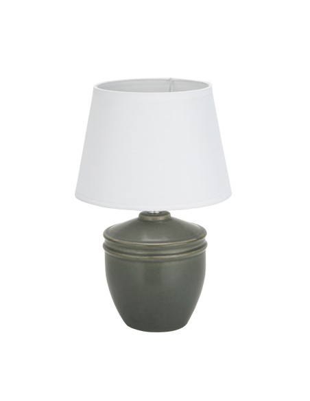 Lampe de bureau Versa Aurelia Coton Céramique 40 W 20 x 31,5 cm