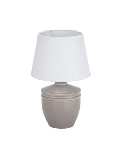Lampe de bureau Versa Aurelia Gris Coton Céramique 40 W 20 x 31,5 cm