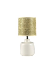 Lampe de bureau Versa Blanc Céramique 13 x 28 x 13 cm