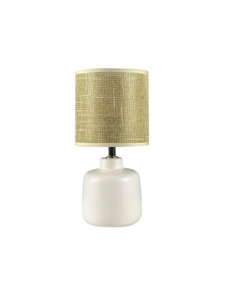 Lampe de bureau Versa Blanc Céramique 13 x 28 x 13 cm