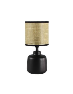 Lampe de bureau Versa Noir Céramique 18 x 34 x 18 cm