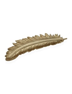 Centre de Table Versa Doré Plume 19 x 3 x 60 cm