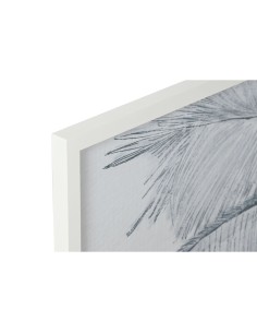 Cadre Home ESPRIT Bleu Blanc Palmiers méditerranéen 80 x 2 x 60 cm (2 Unités) 2