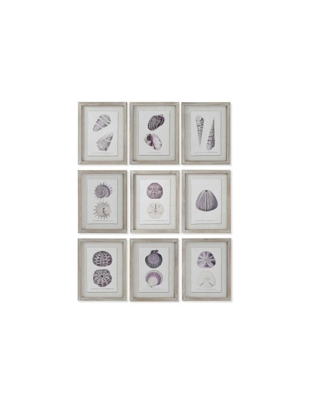 Cadre Home ESPRIT Corail 35 x 2 x 45 cm (9 Unités)