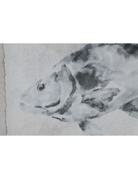 Cadre Home ESPRIT Gris Poisson (4 Unités)