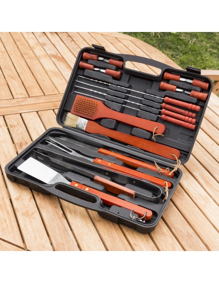 Malette Barbecue Barbecase InnovaGoods 18 Pièces