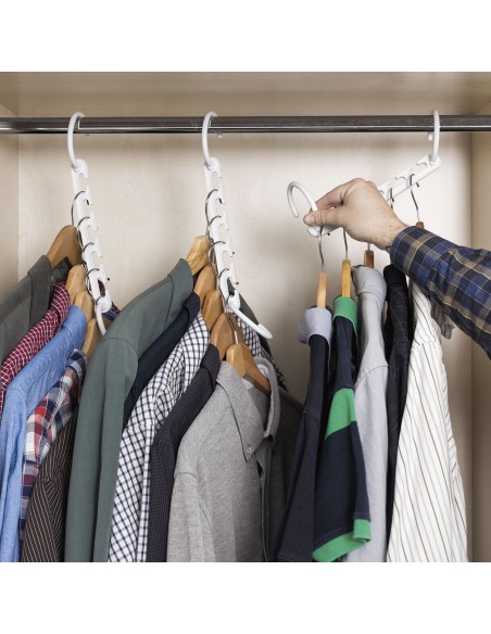 Organisateur de Cintre pour 40 Vêtements Plusrobe InnovaGoods 24 Pièces