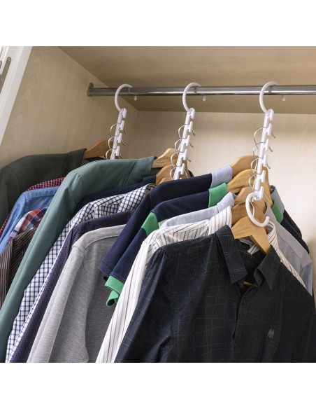 Organisateur de Cintre pour 40 Vêtements Plusrobe InnovaGoods 24 Pièces