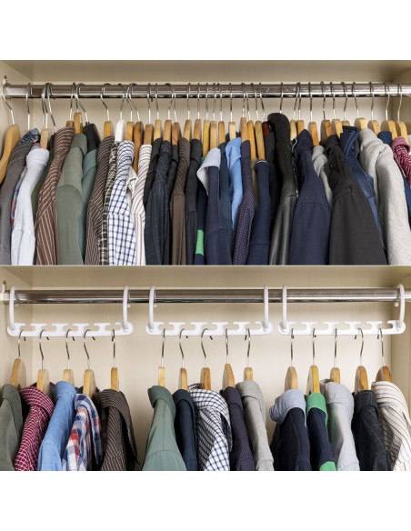 Organisateur de Cintre pour 40 Vêtements Plusrobe InnovaGoods 24 Pièces