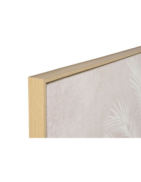 Cadre Home ESPRIT Blanc Beige Palmiers Tropical 100 x 4 x 140 cm (2 Unités)