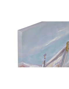 Cadre Home ESPRIT Oiseaux méditerranéen 80 x 3 x 80 cm (2 Unités) 2