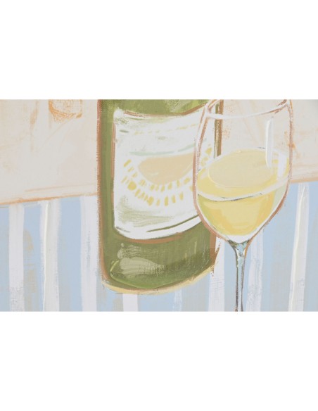 Cadre Home ESPRIT Jaune Bleu méditerranéen 60 x 4 x 80 cm (4 Unités)