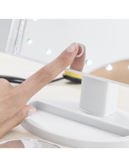 Miroir Grossissant avec LED 4-in-1 Ledflect InnovaGoods