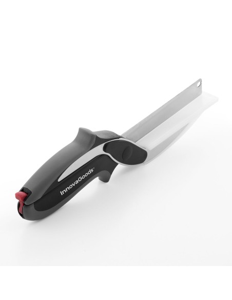 Couteau-Ciseau avec Mini Planche à Découper Intégrée Scible InnovaGoods
