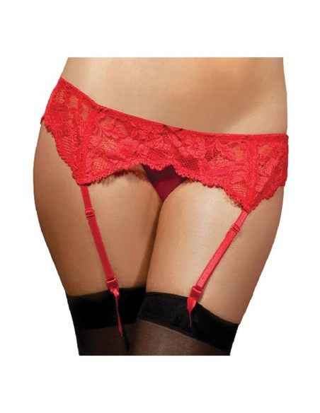 Jarretelle Seven Til Midnight 9555 Rouge S/M