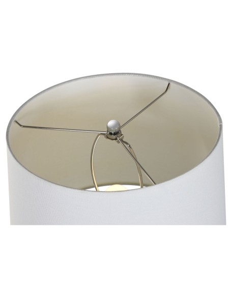 Lampadaire Home ESPRIT Blanc Argenté 50 W 220 V 35 x 35 x 150 cm (3 Pièces)