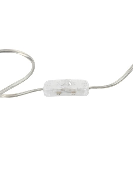 Lampadaire Home ESPRIT Blanc Argenté 50 W 220 V 35 x 35 x 150 cm (3 Pièces)