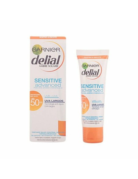 Écran solaire visage Delial Sensitive Advanced Spf 50+ 50 ml