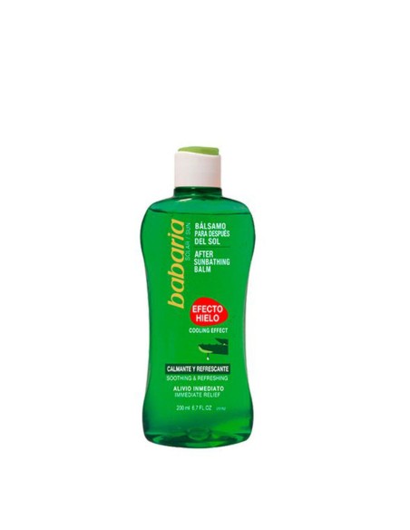 After Sun Effet Glaçon Babaria Solar Aloe Vera After Sun 200 ml