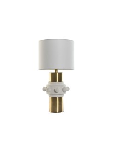 Lampe de bureau Home ESPRIT Blanc Doré 50 W 220 V