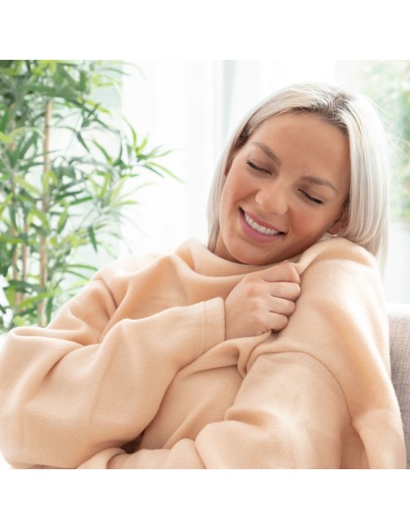 Couverture à Manche Double avec Poche Centrale Doublanket InnovaGoods