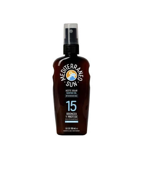 Protecteur Solaire Suntan Oil Dark Tanning Mediterraneo Sun